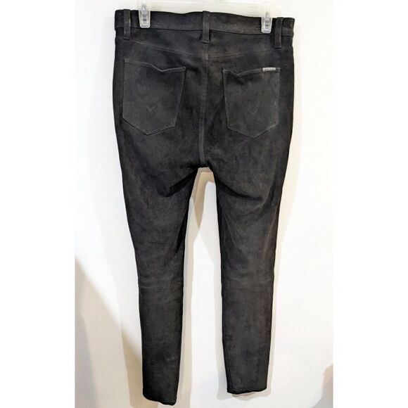 HUDSON | Nico Mid-rise Suede Super Skinny Pants - Picture 3 of 10